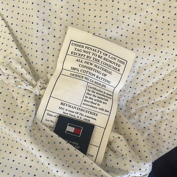 Tommy Hilfiger standard pillow sham in Fanshell Beach pattern NWT - Picture 7 of 8
